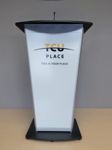 Podium Pros full panel graphic TCU Place-light