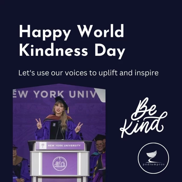 Happy World Kindness Day! A small act of kindness can have a ripple effect. Let's use our voices to uplift and inspire. Our podiums provide a platform for sharing powerful messages that can change the world.  https://www.podiumpros.com/shop/  #WorldKindnessDay #SpreadKindness #InspireChange #PodiumPros #Podiums #Lecterns